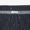Bomullsshorts med krokodilleprint og striper
