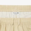Bomullsshorts med krokodilleprint og striper