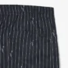 Bomullsshorts med krokodilleprint og striper