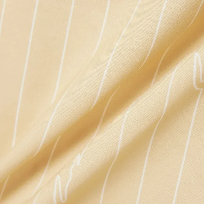 Bomullsshorts med krokodilleprint og striper