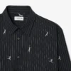 Bomullsskjorte med brodert motiv og avslappet passform