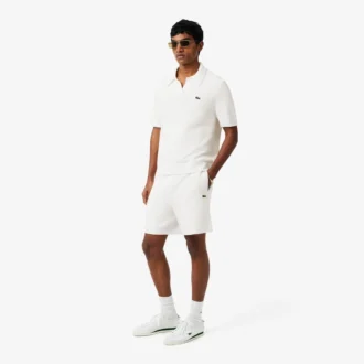 Bouclé-strikkede shorts