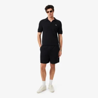 Bouclé-strikkede shorts