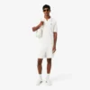 Bouclé-strikkede shorts