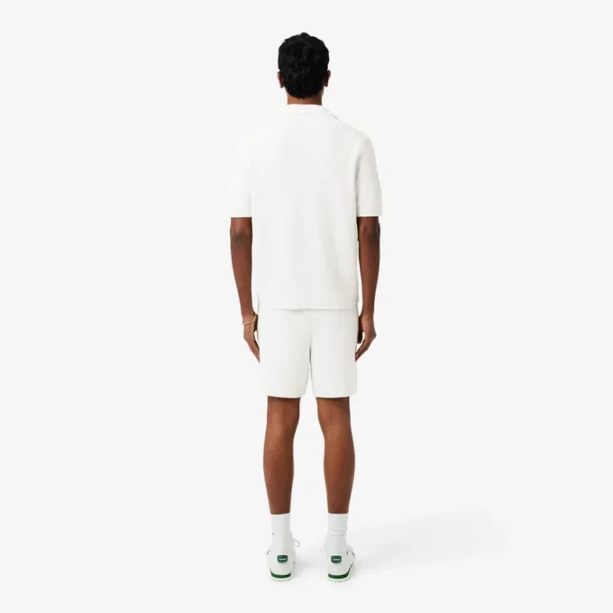 Bouclé-strikkede shorts