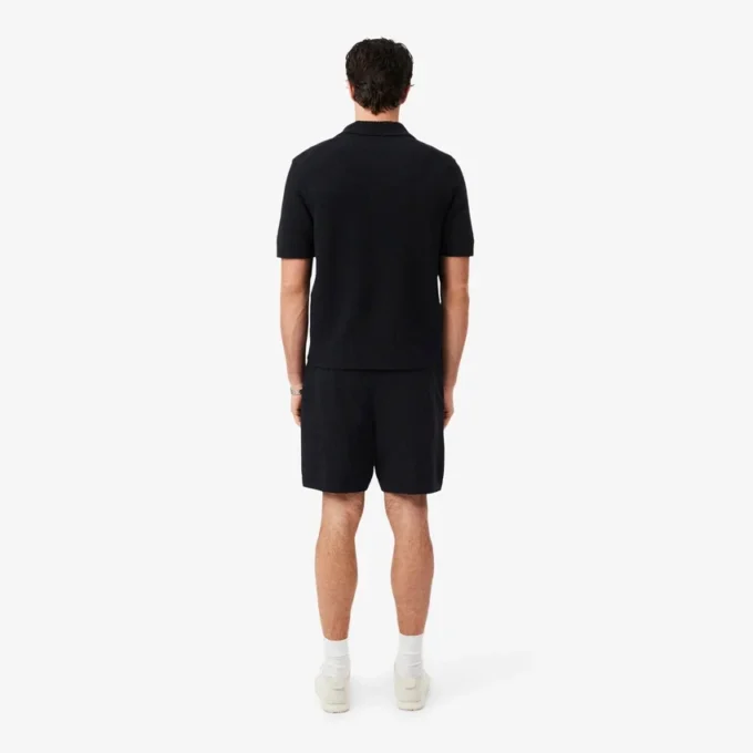 Bouclé-strikkede shorts