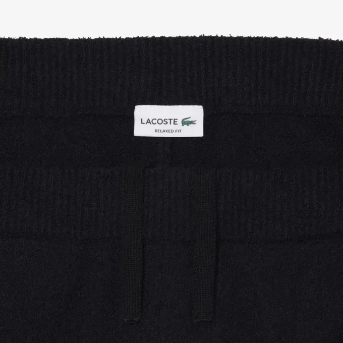 Bouclé-strikkede shorts
