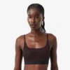 Bralette i mesh med krokodille-detaljer