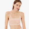 Bralette i mesh med krokodille-detaljer