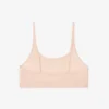 Bralette i mesh med krokodille-detaljer
