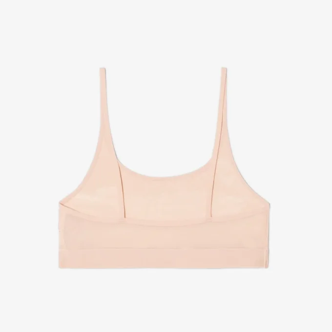 Bralette i mesh med krokodille-detaljer