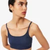 Bralette med logo og pointelle-mønster