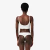 Bralette med logo og pointelle-mønster