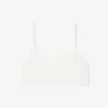 Bralette med logo og pointelle-mønster