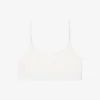 Bralette med logo og pointelle-mønster