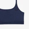 Bralette med logo og pointelle-mønster