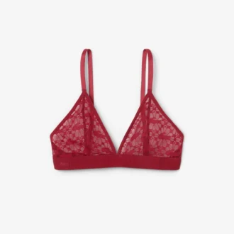 Bralette med logo og snøring