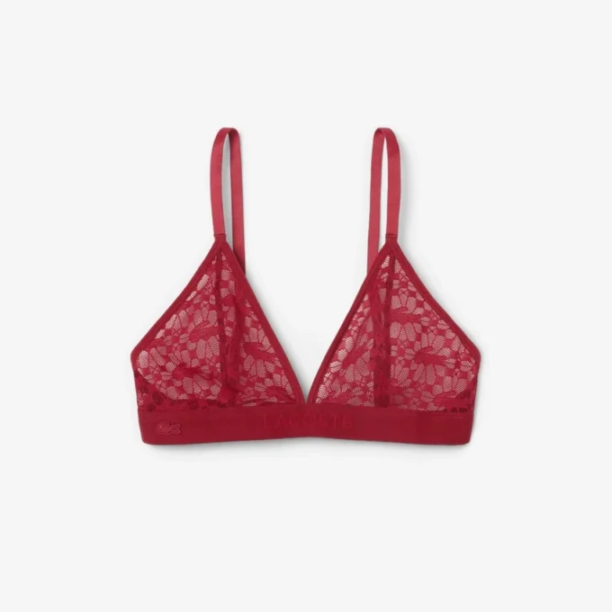 Bralette med logo og snøring