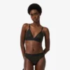 Bralette med logo og snøring