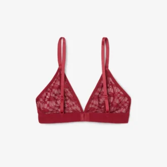 Bralette med logo og snøring
