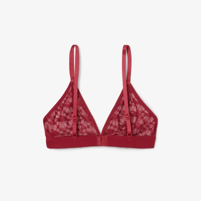 Bralette med logo og snøring