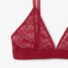 Bralette med logo og snøring