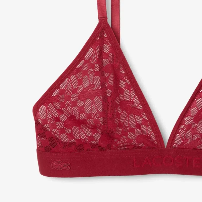 Bralette med logo og snøring
