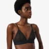 Bralette med logo og snøring