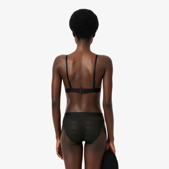 Bralette med logo og snøring