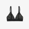 Bralette med logo og snøring