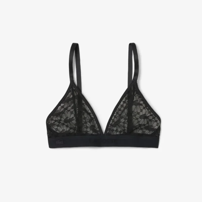 Bralette med logo og snøring