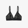 Bralette med logo og snøring