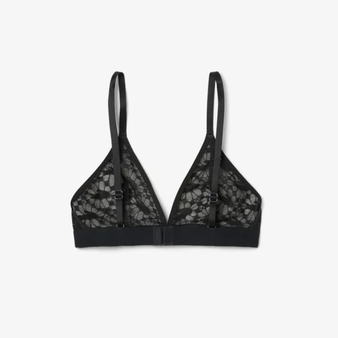 Bralette med logo og snøring