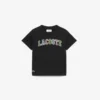 Brodert bomulls-T-skjorte