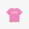 Brodert bomulls-T-skjorte