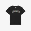 Brodert bomulls-T-skjorte