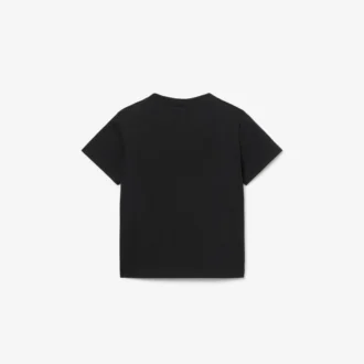 Brodert bomulls-T-skjorte