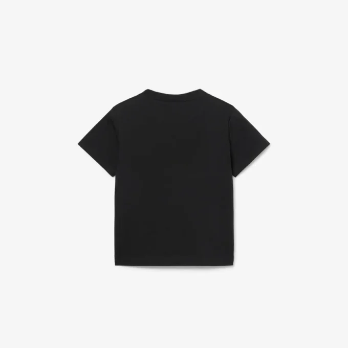 Brodert bomulls-T-skjorte