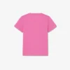 Brodert bomulls-T-skjorte