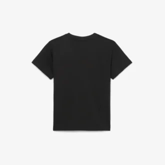 Brodert bomulls-T-skjorte