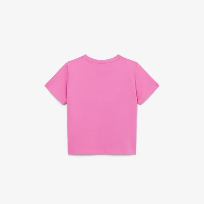 Brodert bomulls-T-skjorte