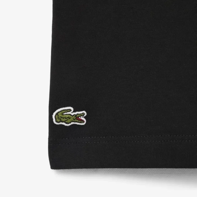 Brodert bomulls-T-skjorte