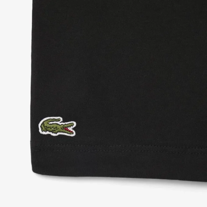 Brodert bomulls-T-skjorte