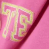 Brodert bomulls-T-skjorte