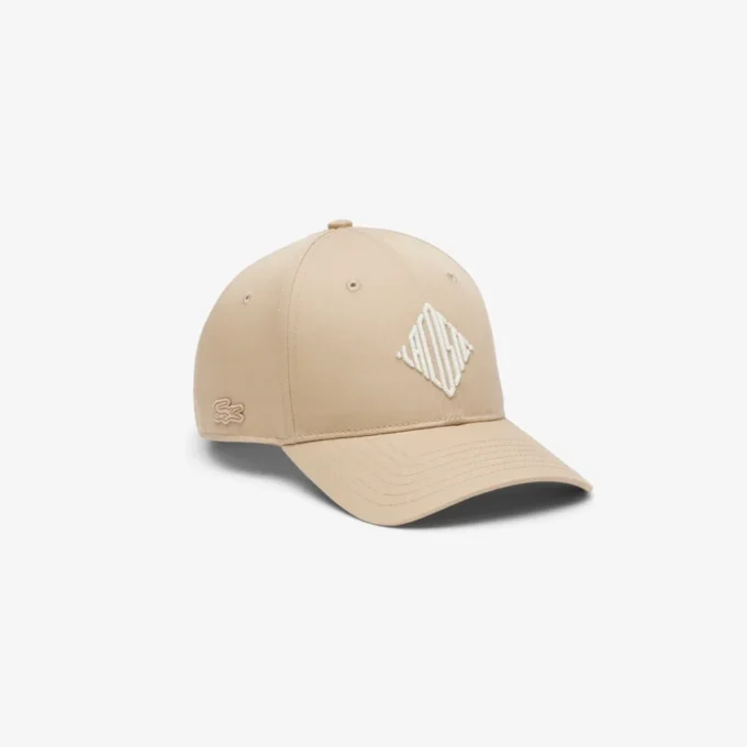 Brodert bomullstwill-cap