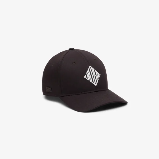 Brodert bomullstwill-cap