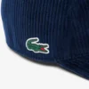 Brodert golfcap i kordfløyel for menn