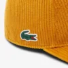 Brodert golfcap i kordfløyel for menn