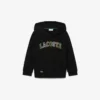 Broderte fleece-hettegenser
