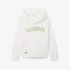 Broderte fleece-hettegenser
